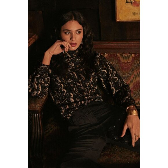 Anthropologie Beatriz Mock-Neck Sweater - Picture 2 of 8